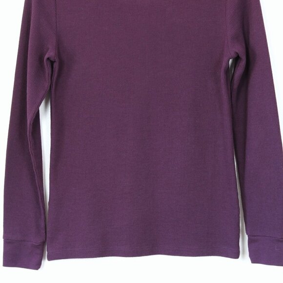 Tommy Hilfiger Purple Waffle Lace Up Henley Extra Small - Picture 10 of 11